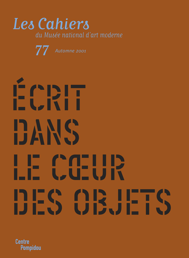 You are currently viewing n° 77 des Cahiers du Musée national d’art moderne
